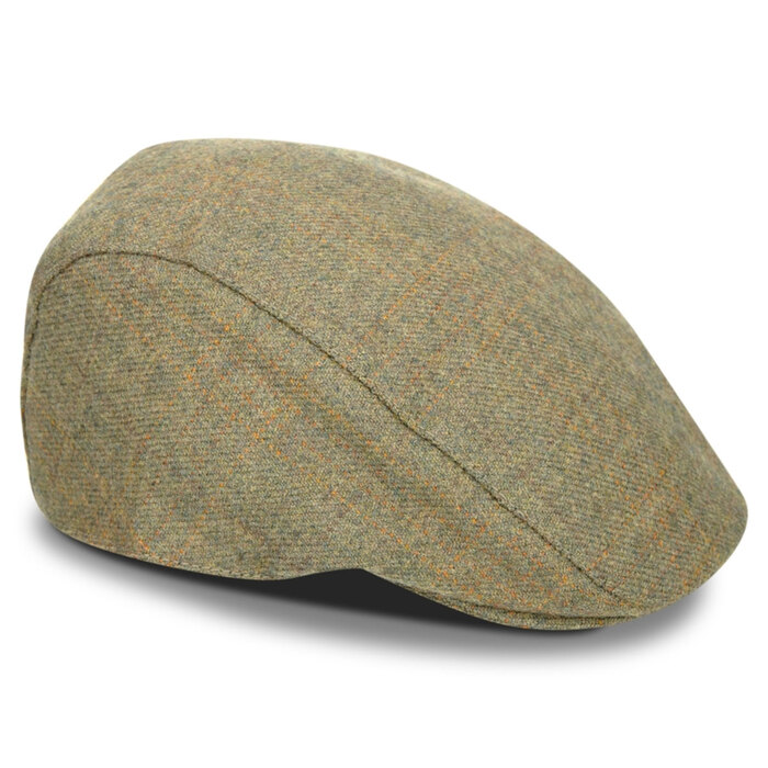 Hoggs of Fife Kinloch Waterproof Tweed Cap L