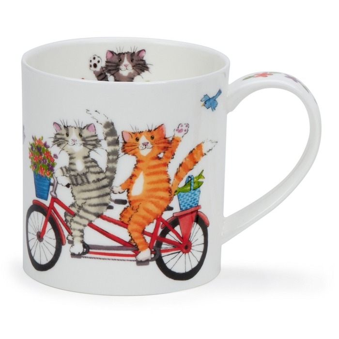 Dunoon Mugs Happy Days Cat Orkney Mug