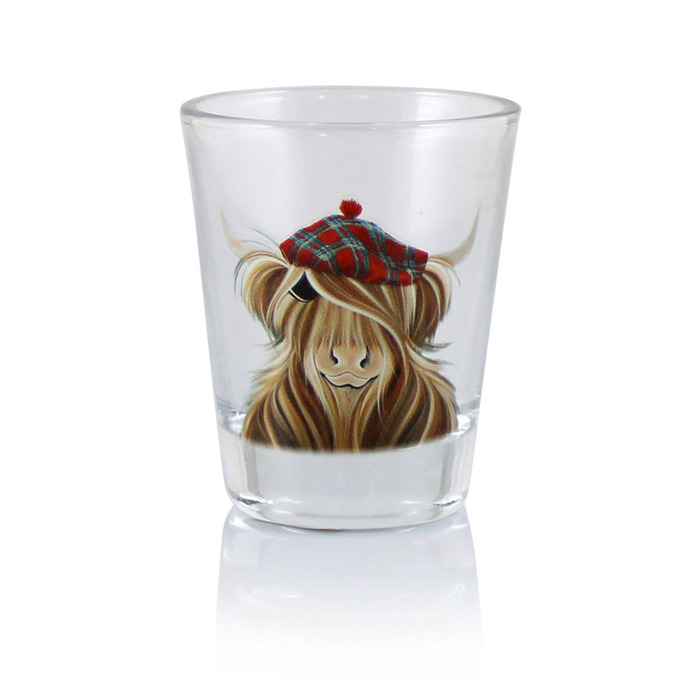 McMoo Shot Glass Hamish Highland Cow