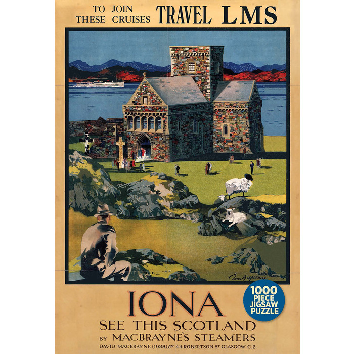 The Iona Abbey 1000pc Jigsaw Puzzle