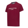 Hoggs of FIfe Men's Canonbie Printed T-Shirt Burgundy L