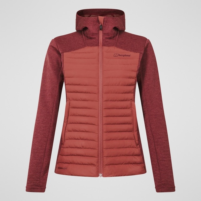 Berghaus Women's Nula Hybrid Synthetic Insulated Jacket Red 10
