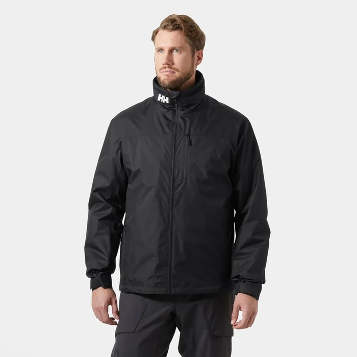 Helly Hansen Men's Crew Hooded Pile Jacket Black L