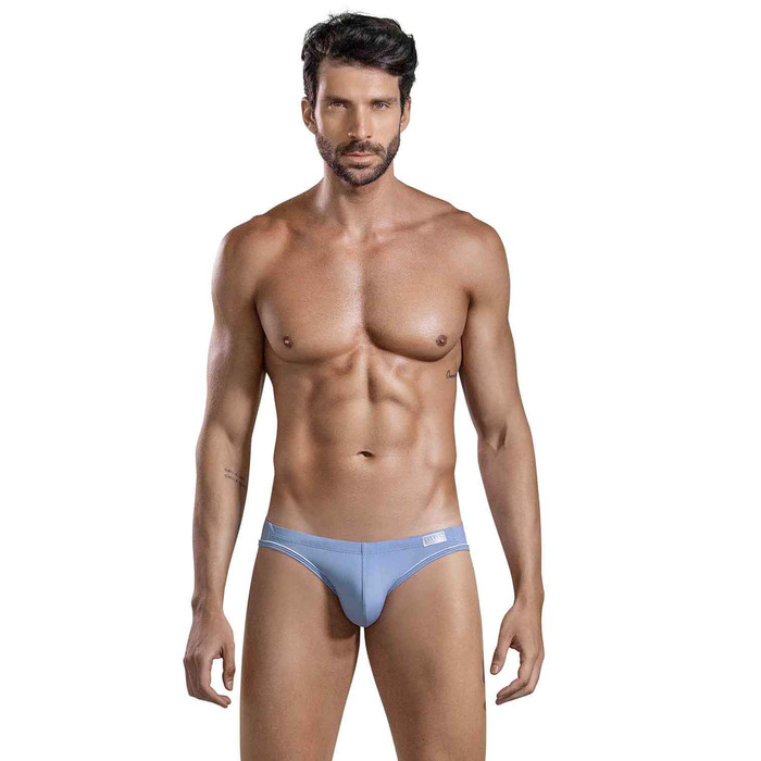 Clever Moda Mirage Piping Brief - Blue