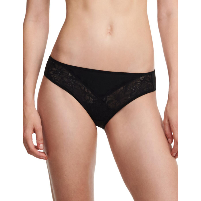Chantelle Floral Touch Brief - Black - XS - 8