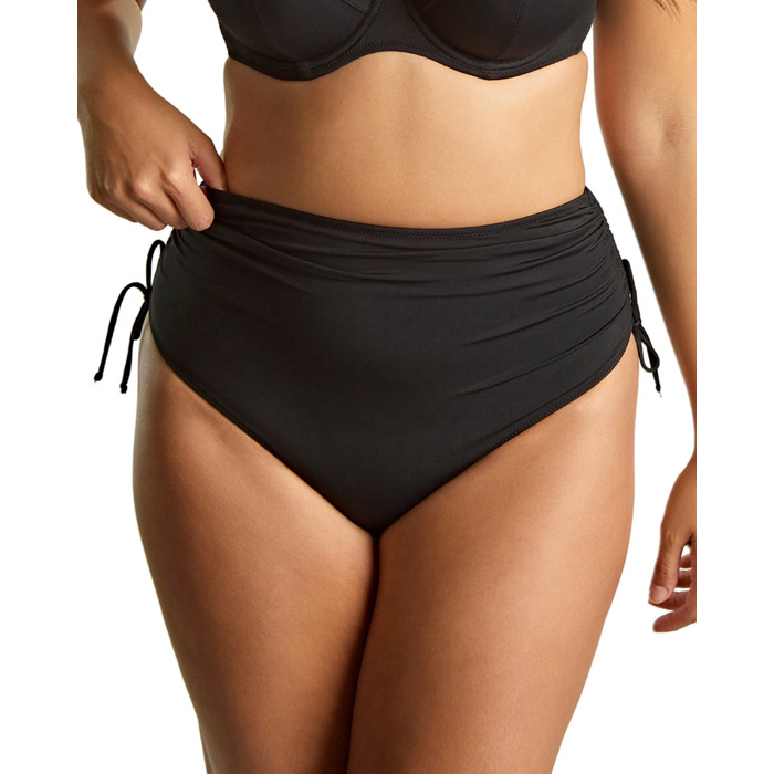 Panache Signature Midi Bikini Brief - Signature Black - S - 10