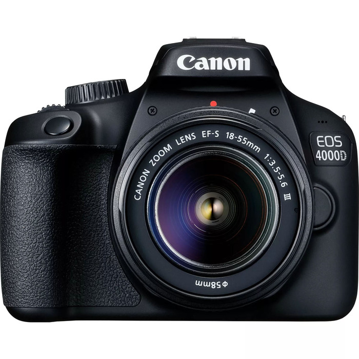 Canon EOS 4000D DSLR Camera with EF-S 18-55 mm f/3. 5-5. 6 III Lens