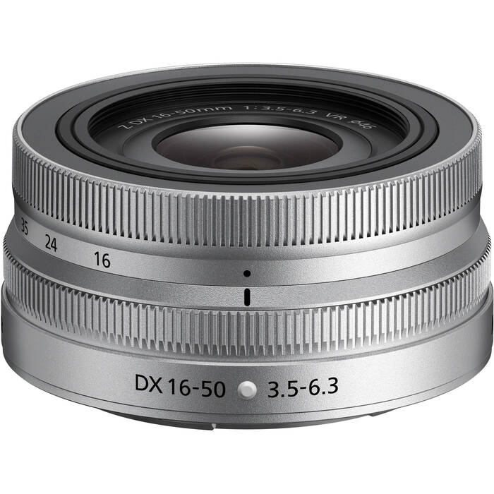 Nikon Z DX 16-50mm f/3. 5-6. 3 VR Lens Silver