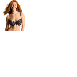 Panache Polka Dot Florence Balcony Bikini Top