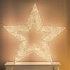 Pre-Lit Christmas Gold Light-Up Star 114cm with 15,000 Warm White LED Micro-lights