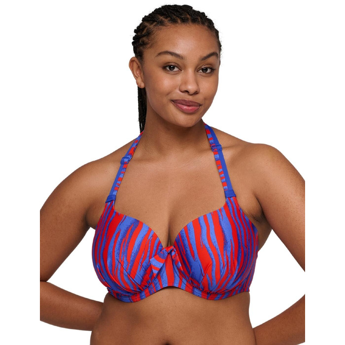 Prima Donna Swim Skudai Padded Heartshape Bikini Top - Wild Stripes - 30E