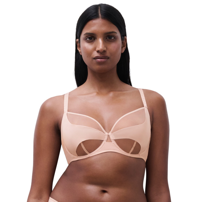Chantelle Halo Covering Underwired Bra - Soft Pink - 36B