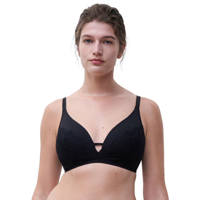 Chantelle Crush Wirefree T-Shirt Bra - Black - 30F
