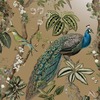 Peacock Woods Wallpaper Gold / Multi Holden 13683