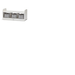 Bambino Low Storage Bench with 3 Rope Baskets