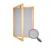 Hardwood Framed Lockable PET Noticeboard