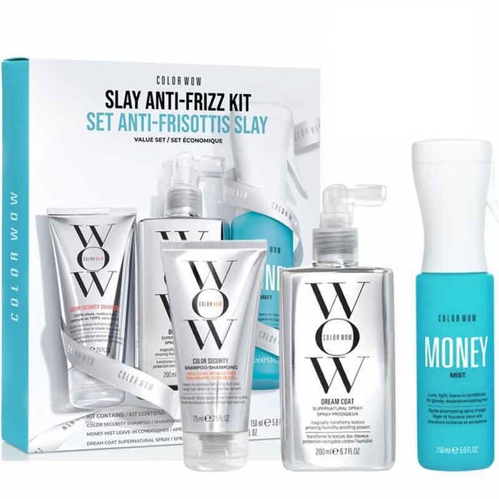 Color WOW Slay Anti-Frizz Kit – Ultimate 3-Step Frizz Control