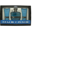 Mustang Blue Gift Set 100ml EDT + 100ml Aftershave Balm + 100ml Hair & Body Wash