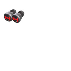 Gym Gear Rubber Dumbbells Pair's