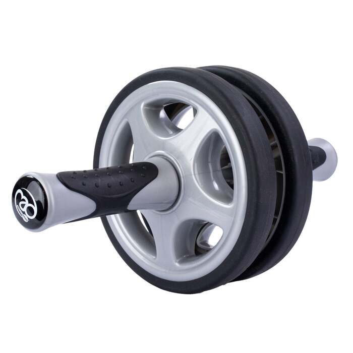 Fitness Mad TPE Duo Ab Wheel in Grey