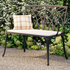 Garden 2 Seater Cast Aluminium Bench