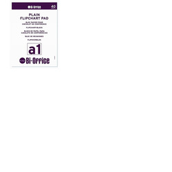 Bi-Office A1 Plain Flipchart Pads Pk5