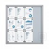 Whiteboard with Locking Sliding Glass Doors