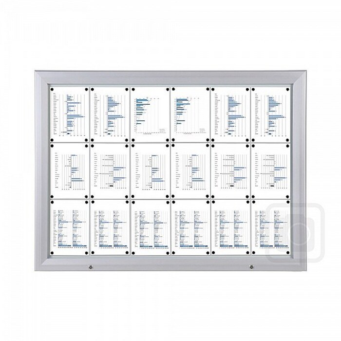 IP56 Outdoor Lockable Whiteboard