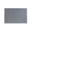 Boards Direct Felt Noticeboard Aluminium Frame 900 x 600mm GREY