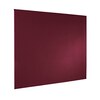 Frameless Felt Covered Noticeboard 1200 x 1800mm Burgundy