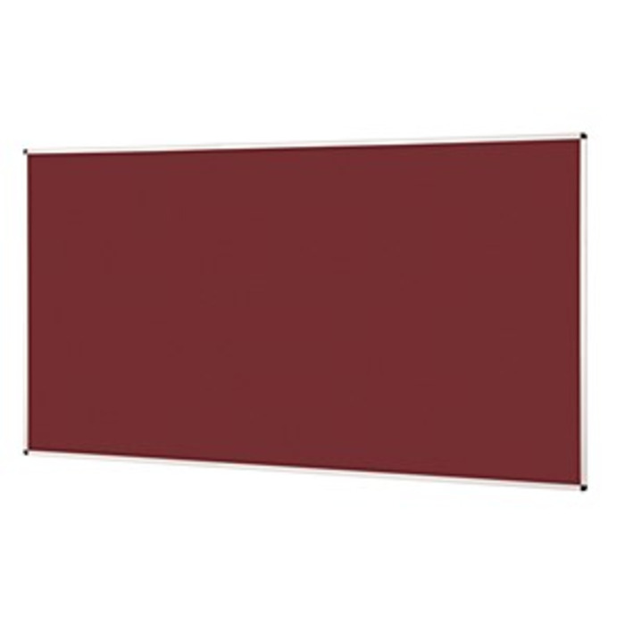 Metroplan Felt Noticeboard 1200 x 2400mm Burgundy