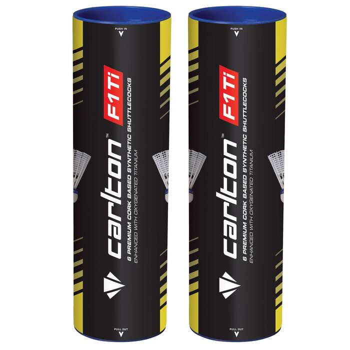 Carlton F1 Ti Synthetic Shuttlecocks - 1 dozen