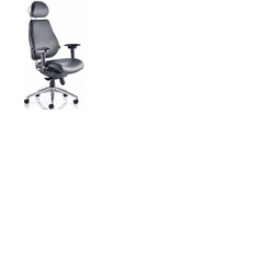 Chiro Plus 'Ultimate' Posture Chair Black Leather