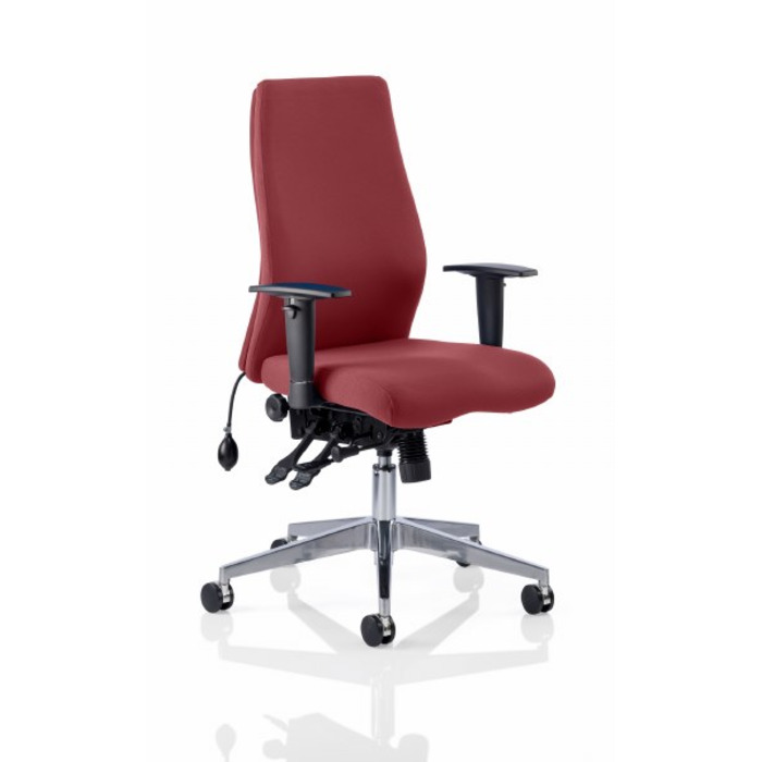 Onyx Posture Chair Ginseng Chilli Fabric