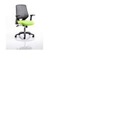 Relay Mesh Back Task Chair Myrrh Green Seat Silver Back