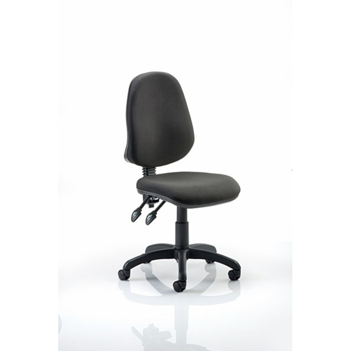 Eclipse 2 Lever Task Operator Chair Black fabric