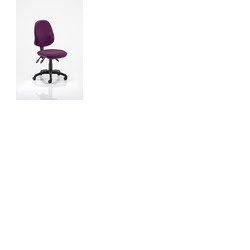 Eclipse 3 Lever Task Operator Chair Tansy Purple fabric