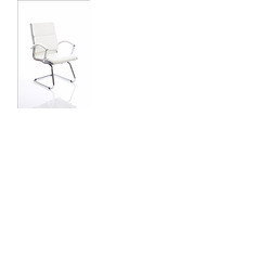 Classic Executive Leather Visitor Chair White