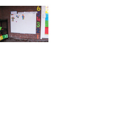 Outdoor Whiteboard Alu Frame 1200 x 1200mm