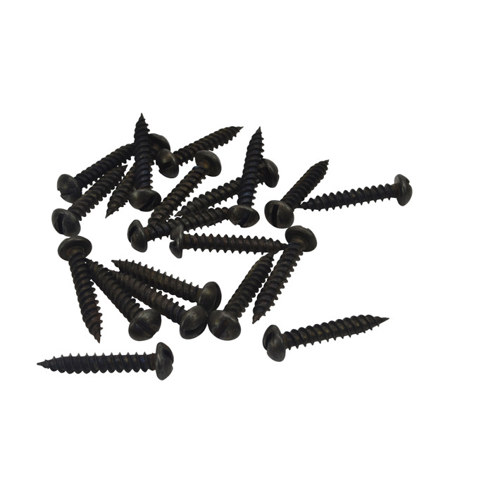 Black Chipboard Screws 25x4. 2mm Pack of 20