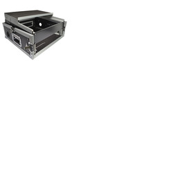 2U Mixer Case with Laptop Shelf