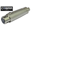 XLR Female to Phono/RCA Adapter For Audio Interconnection