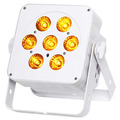 Slimline RGBA LED Parcan 7x 5 Watt - White