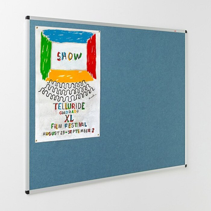 Eco-Colour Resist-a-Flame Aluminium Framed Noticeboards