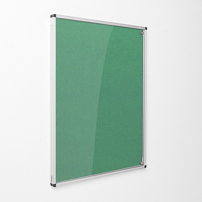 Eco-Colour Resist-a-Flame Tamperproof Noticeboard 900 x 600mm GREEN