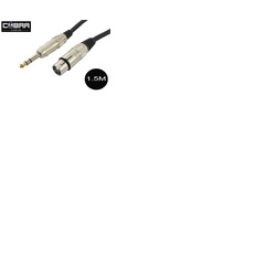 XLR (F) To Stereo 1/4 inch Jack