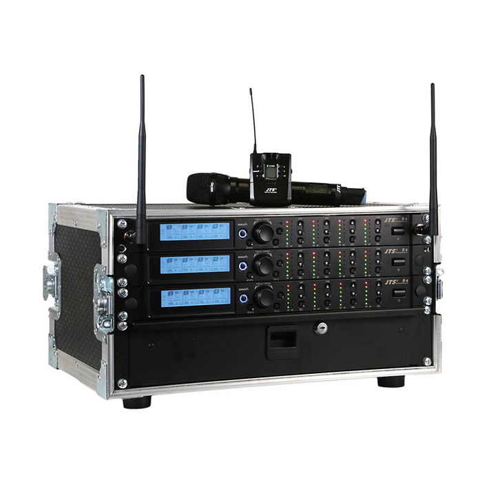 JTS R4 Rack n Ready Microphone System 12 Channel Handheld