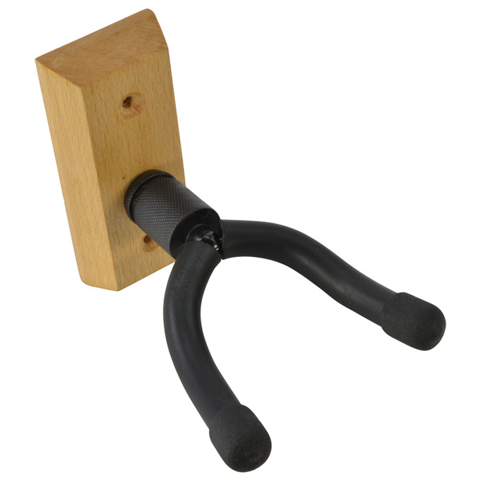 Wall Guitar Hanger Wood Base for Electric, Acoustic & Classic Guitars