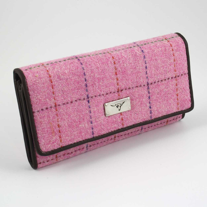 Glen Appin Tiree Harris Tweed Long Purse-Col68