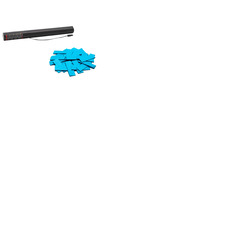 Electric Confetti Cannon 50cm Light Blue